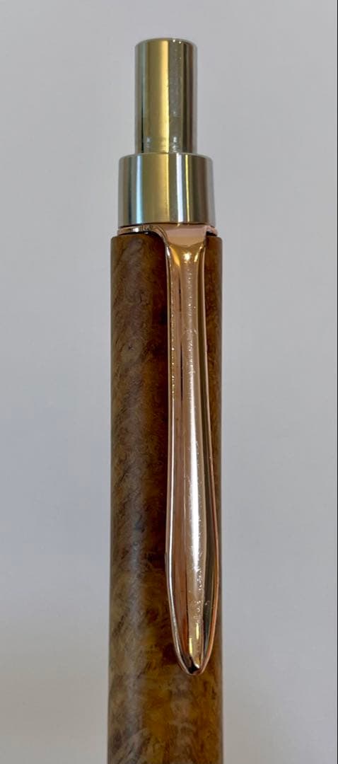 Woodpencraft ウッドペンクラフト チーク瘤 シャーペン 木箱付き