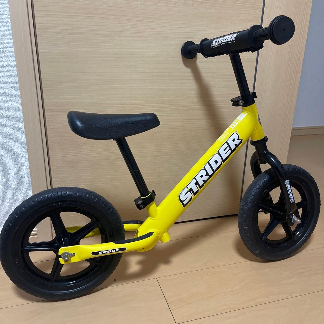 STRIDER SPORTストライダースポーツバランスバイク イエロー 整備済！