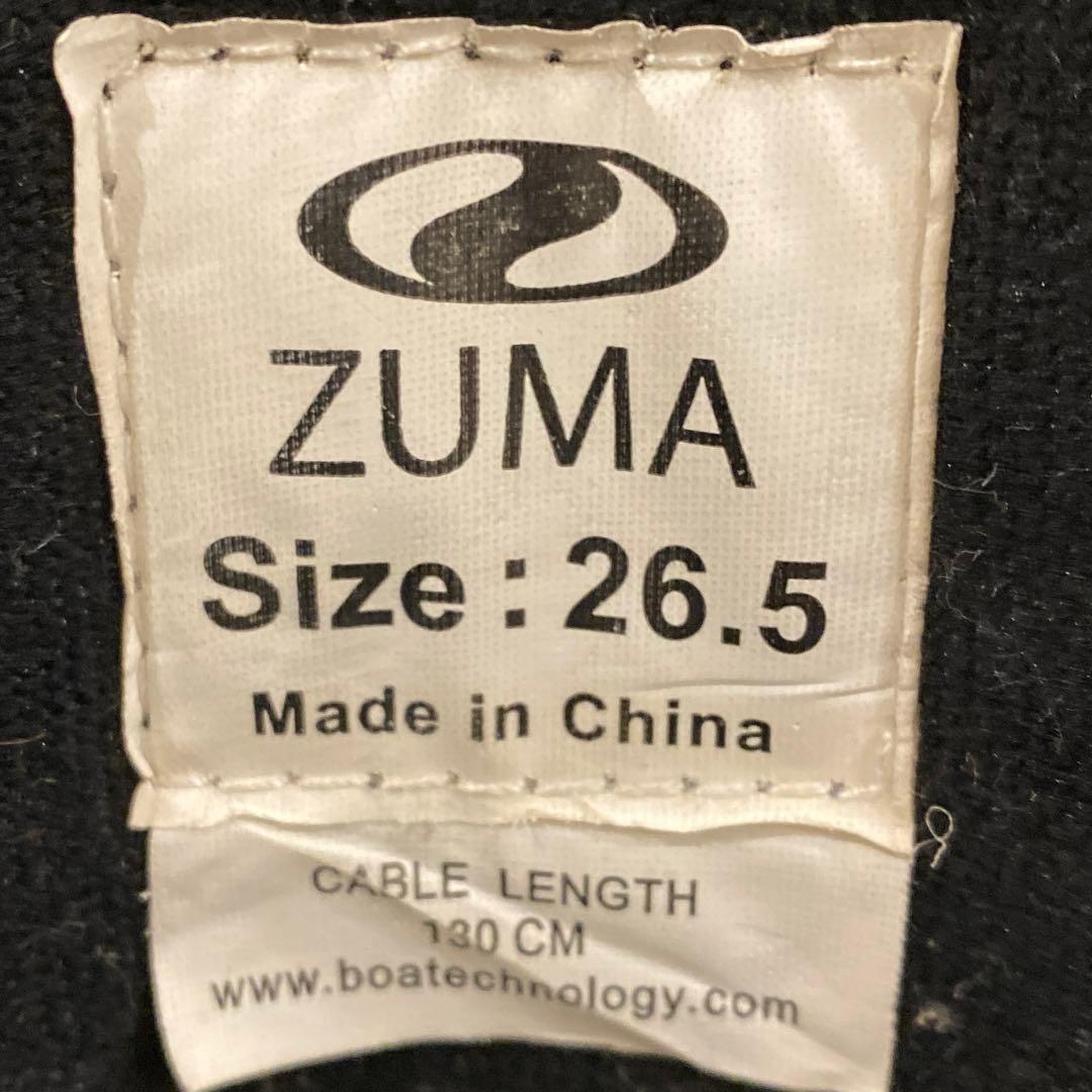 【即日発送_送料無料】メンズ　ZUMA ツマ スノーボードブーツ 26.5cm