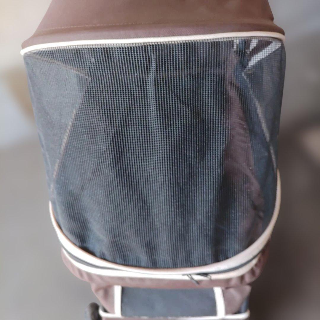 良品　Piccolo Cane ペットカート 小型犬用 ブラウン