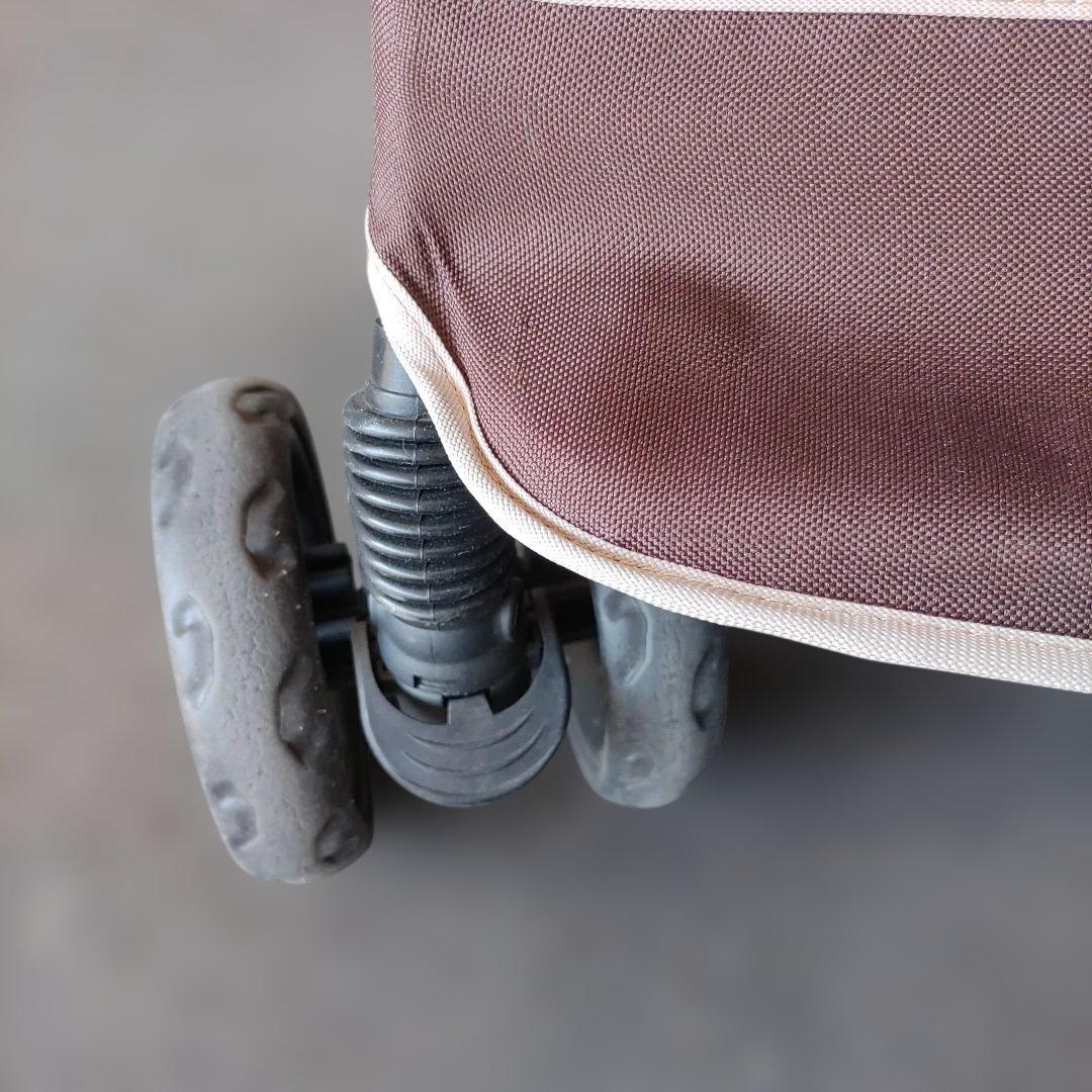 良品　Piccolo Cane ペットカート 小型犬用 ブラウン