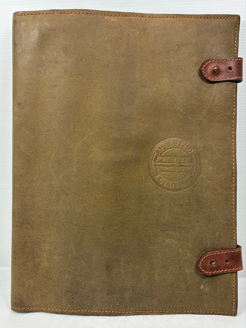 MAURIZIO GIANNIイタリアフィレンツェ　革製　ドキュメントホルダー