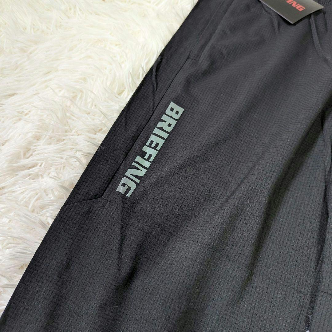 ブリーフィング　セットアップ　フーディー　パンツ　ナイロン　ブラック　サイズM