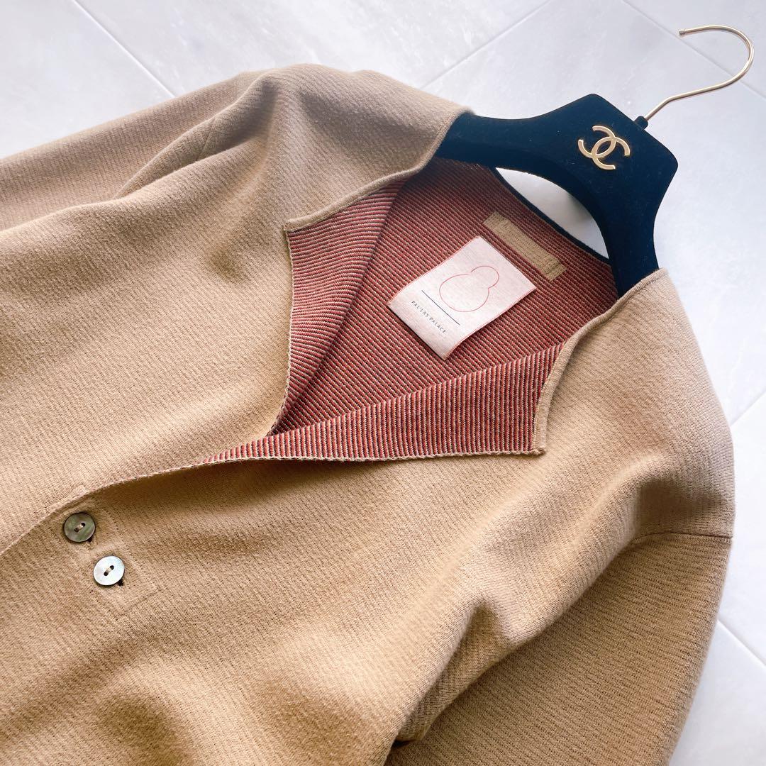 美品✨現行タグ パラスパレス コットンカーディガン シェルボタン サイズ0