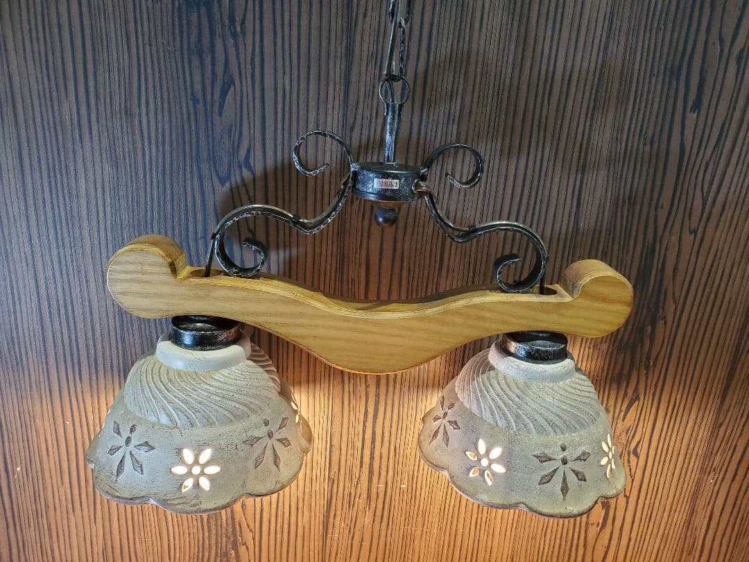 ま*♪様 コイズミ　アンティーク 陶器　シャンデリア　カントリー