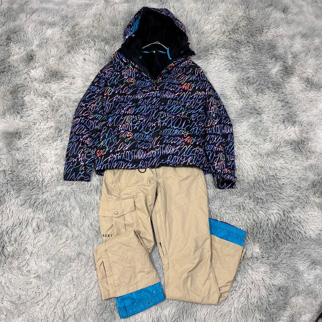 m6426【ROXY】スノボーウェア 3点セット セットアップ レディース S