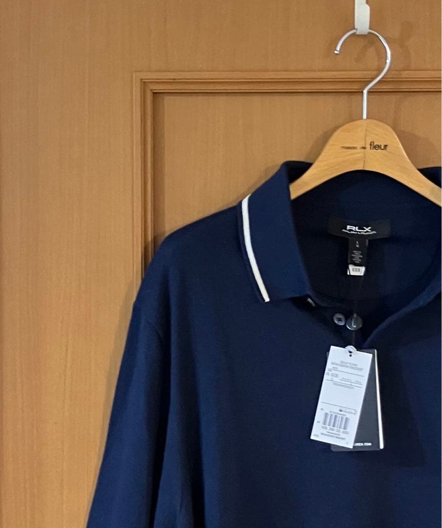 RLX ゴルフ パフォーマンス ポロカラー セーター ラルフローレン ネイビー