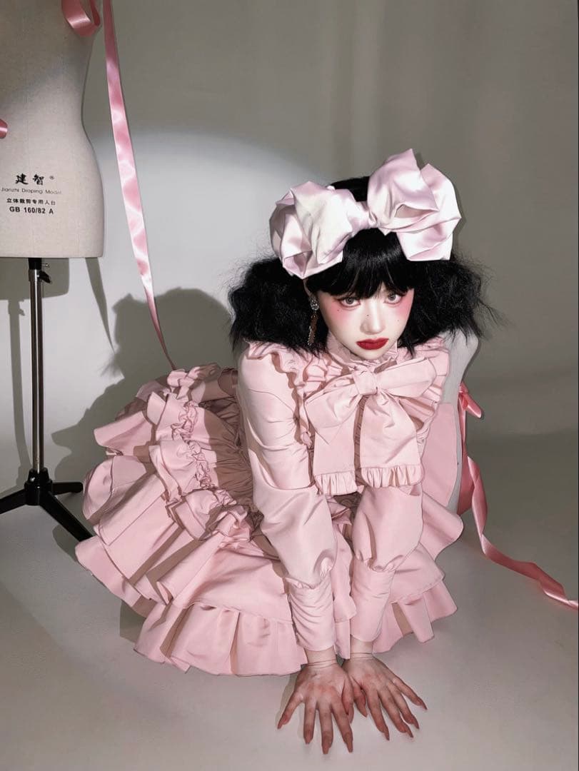 即納♡ CATCOCOONクラシカルドール 長袖 セットアップ ピンク