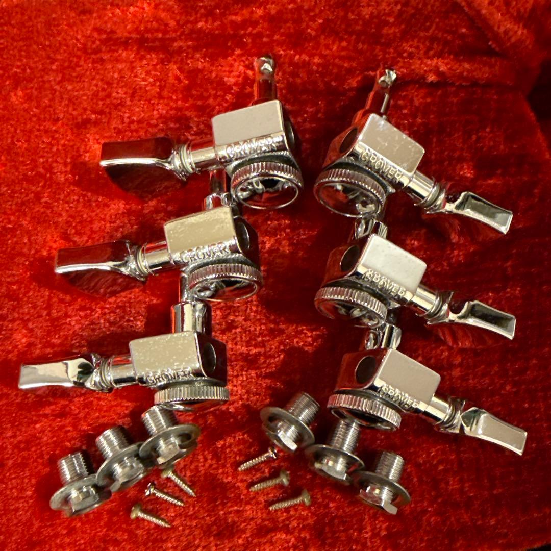 ギター ALLPARTS Grover Chrome Locking Tuners