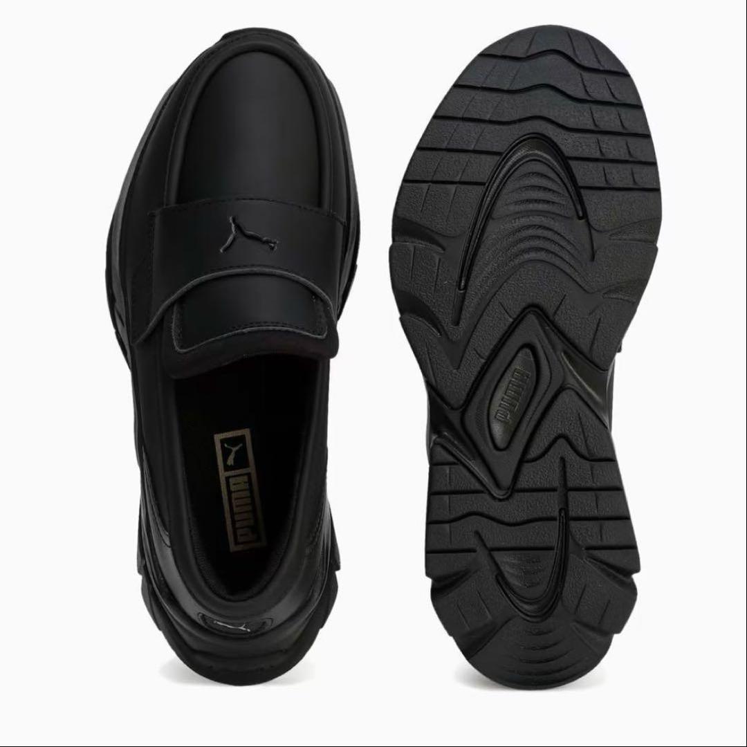美品★ PUMA プーマ ウィメンズ ローファー　22cm 黒　ブラック