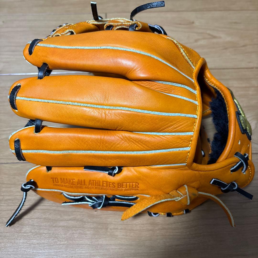 アンダーアーマー 軟式グローブ オレンジ