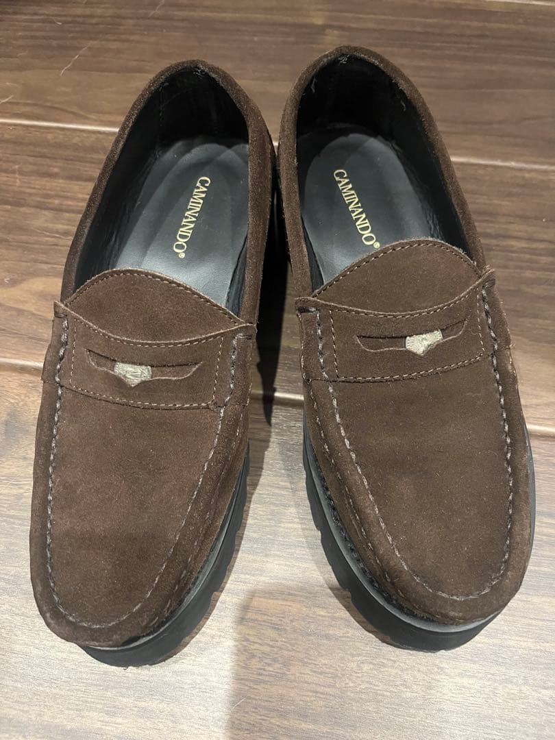 カミナンド　スエードローファー　サイズ7