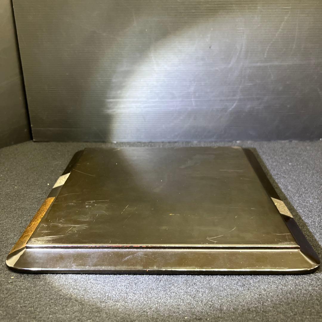 専用　時代盛蒔絵　八橋図盆　木箱付　幅25.8㎝　東Y7-1229☆2Fトヒルト