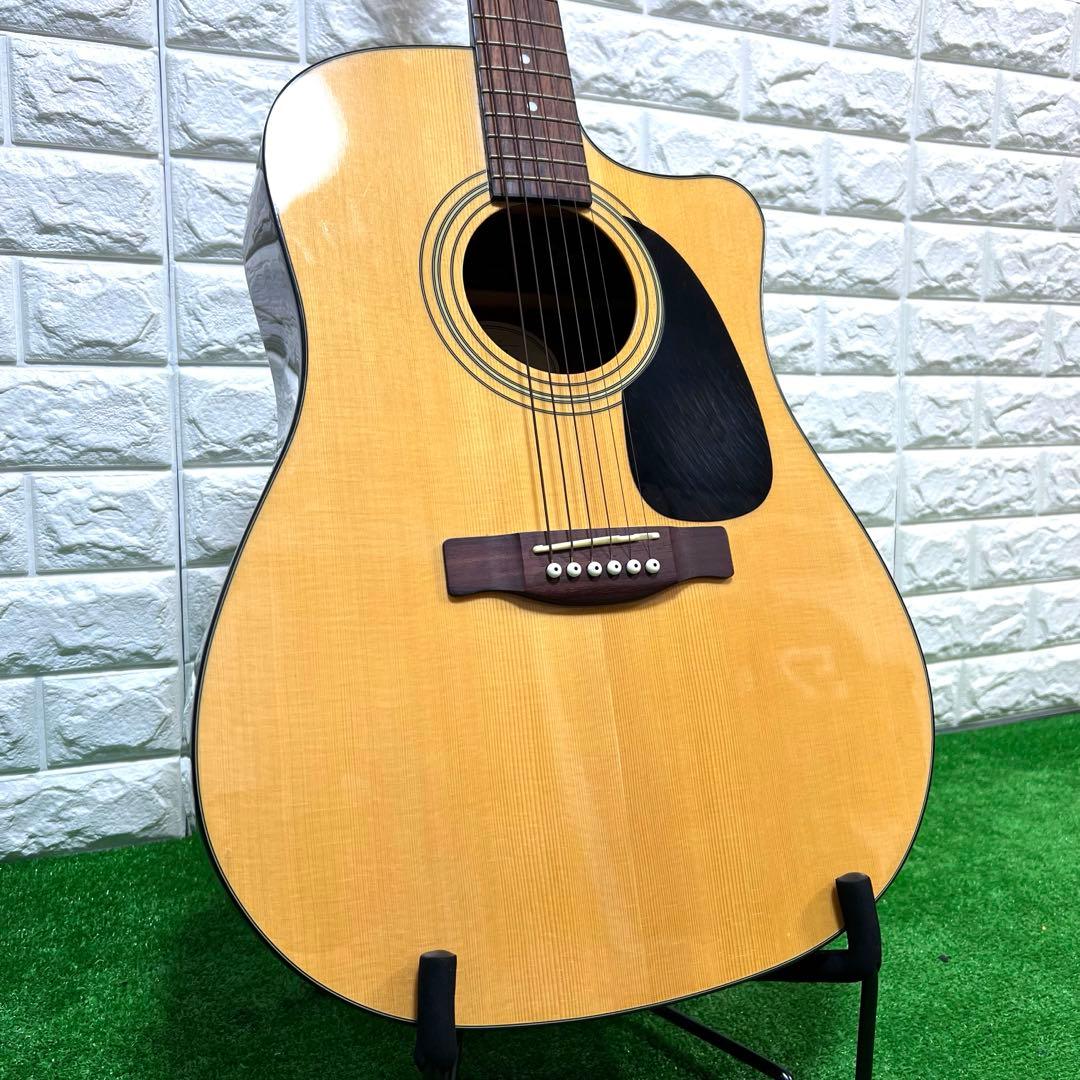 極上　Fender CD-60CE NAT アコースティックギター ハードケース