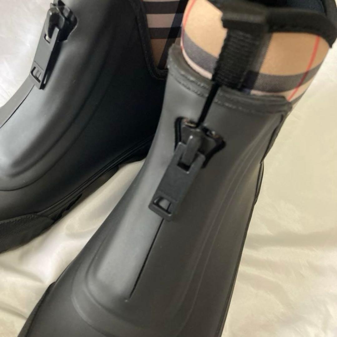 新品　バーバリー　ヴィンテージチェック　ブーツ　FLINTONレインブーツ