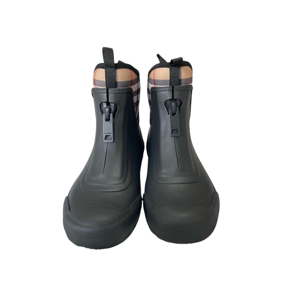 新品　バーバリー　ヴィンテージチェック　ブーツ　FLINTONレインブーツ
