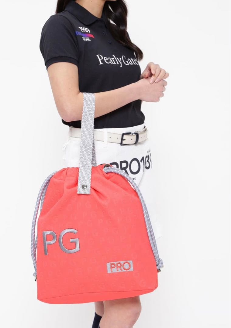 （新品）パーリーゲイツ 、トリコロゴシリーズ、 シューズケース ＜PGPRO＞