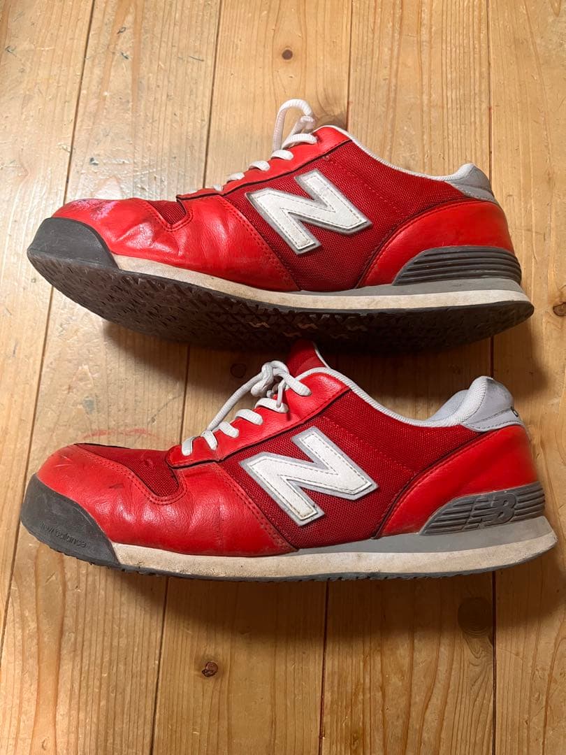 アシックス　ニューバランス　安全靴　赤　28㎝　2足セットで！