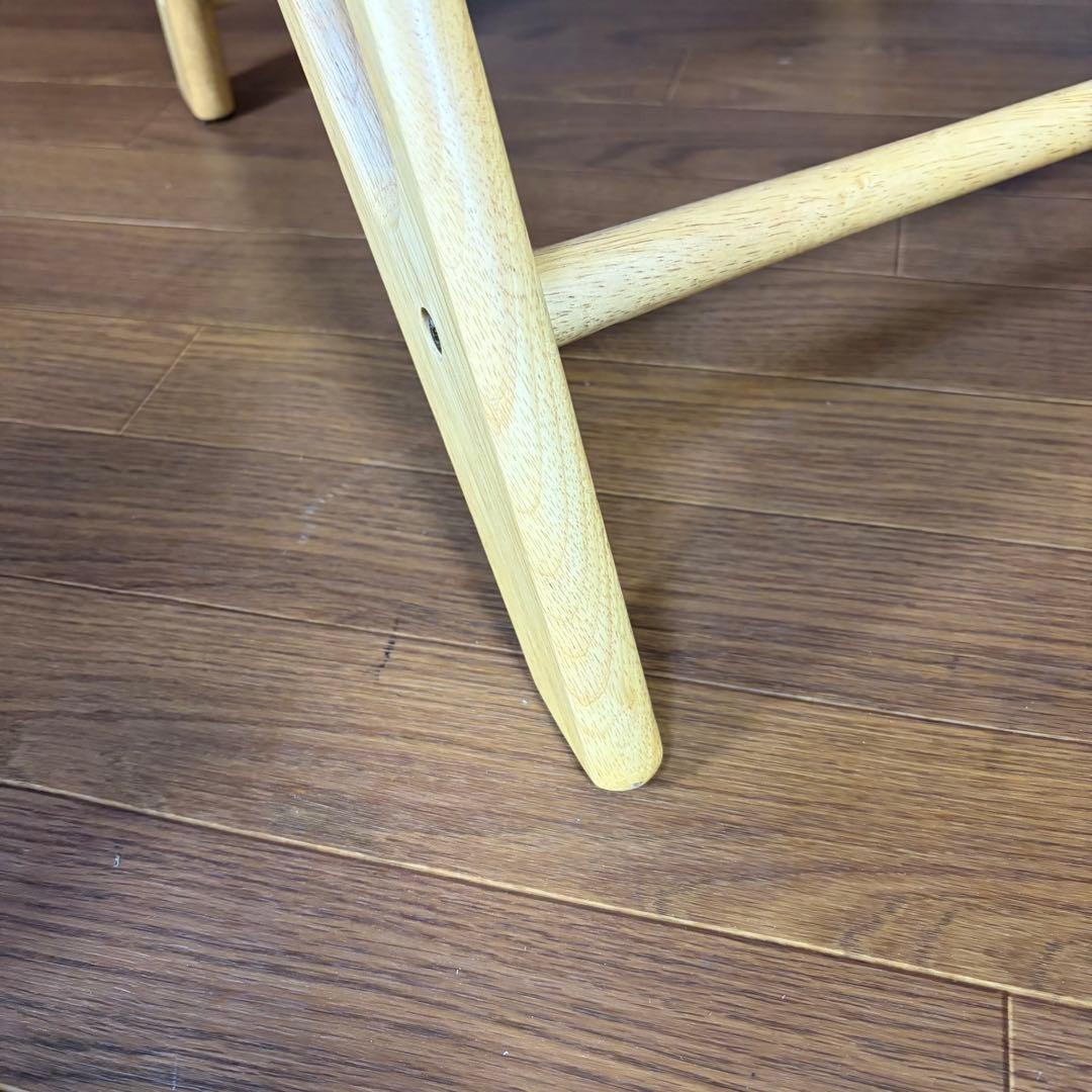 組み立て不要 大和屋　yamatoya アッフル チェア テーブル・ガード付き