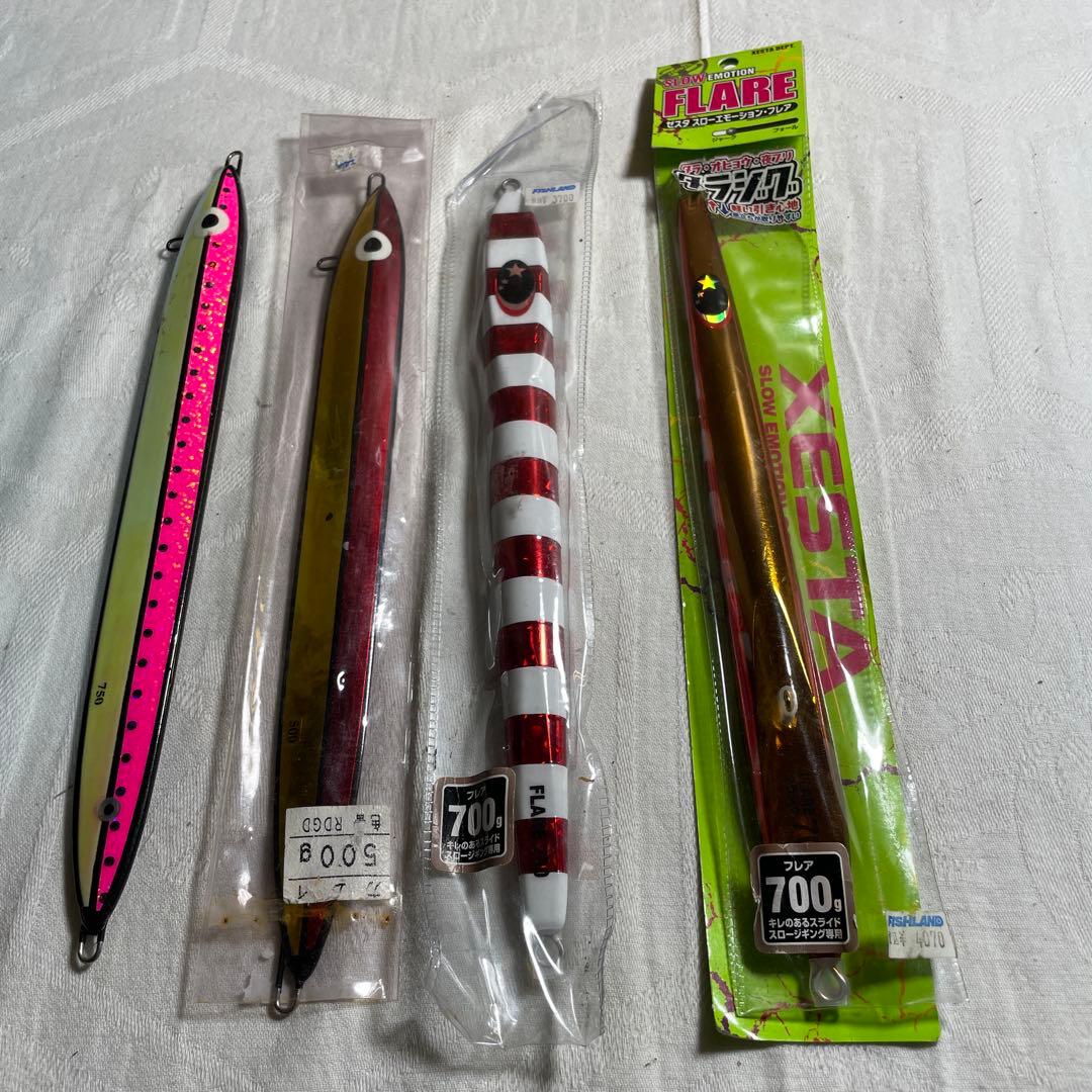 【深海・中深海】カムイ & ゼスタ フレア 500g〜750g 4本セット