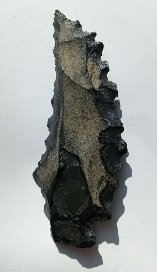 石剣 サンプル  リアル対戦ゲーム武器 模写  319  サヌカイト 石器