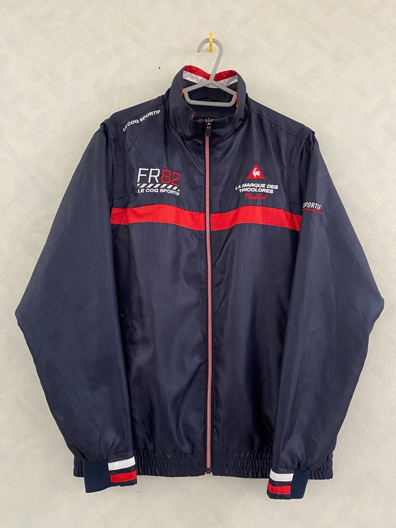 美品 le coq sportif GOLF 2WAYナイロンジャケット L