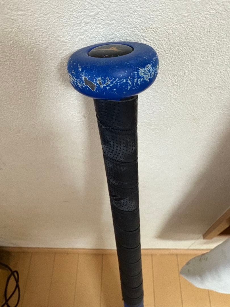 ミズノ 軟式用バット 青