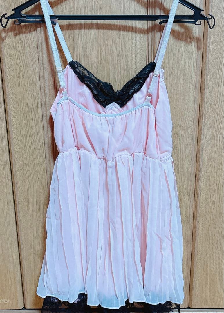 平成ギャル✨入手困難！！ゴールズ　コットンキャンディープリーツキャミ　Mサイズ