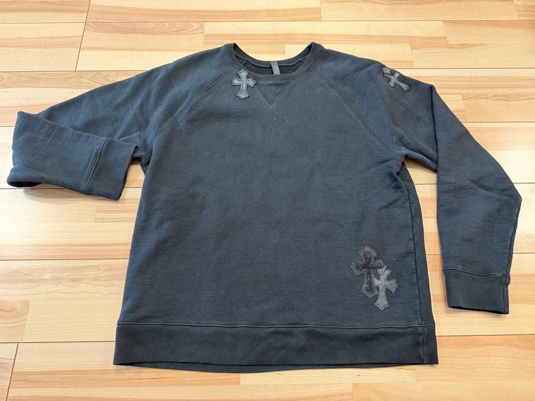 激レアCHROME HEARTSクロムハーツ クロスパッチ スウェットトレーナー