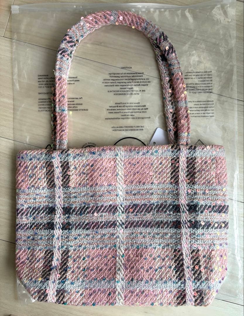 【希少1点のみ】シャネル VIP限定 非売品 ツイード トートバッグ ピンク