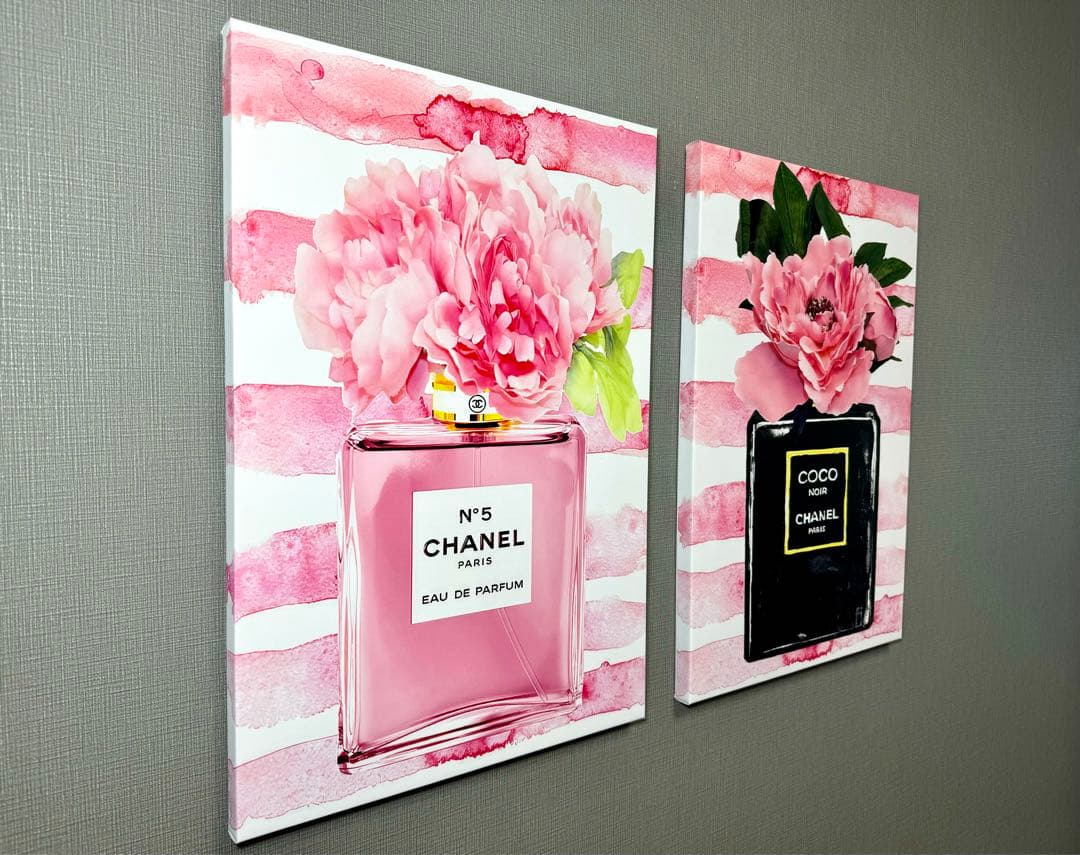 No111木枠付きキャンバスアート　ブランドアートポスター　香水　chance