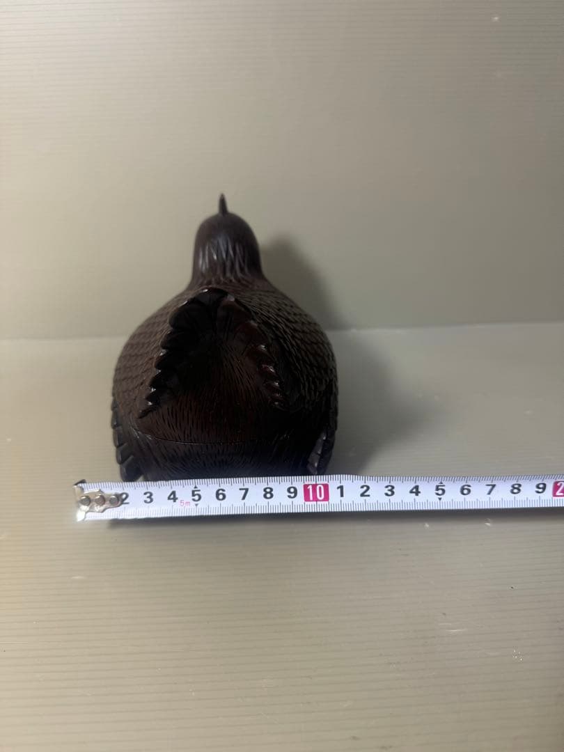 2465  工芸品　鶏　香合　小物入れ　置物　美品