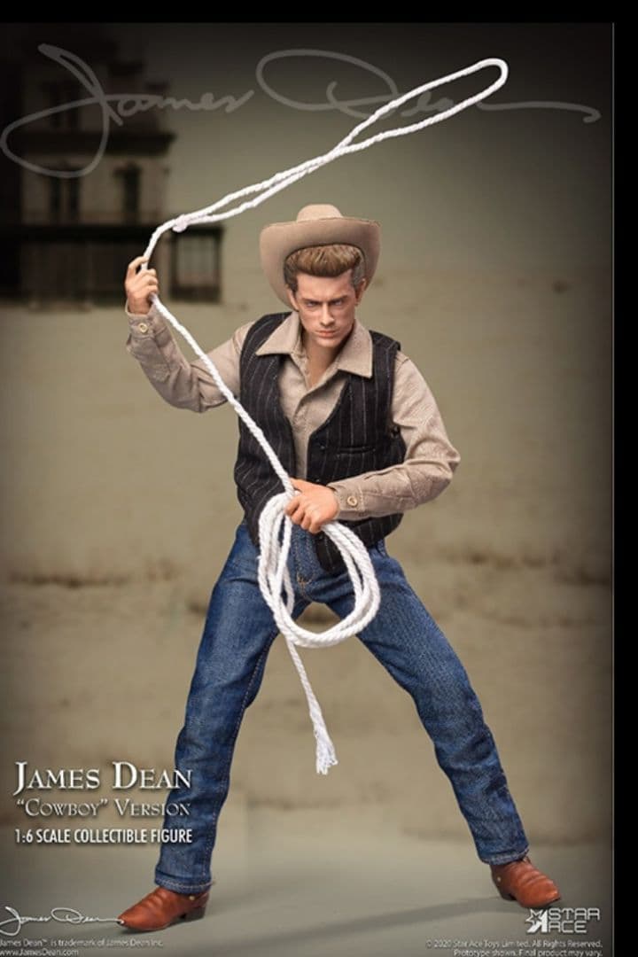 新品未使用　ジェームズ・ディーン　1/6　アクションフィギュア　※馬なし