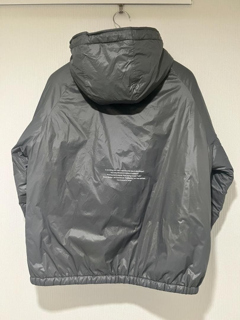 新品 RUFFLOG LIGHT HOODIE JACKET GRAY Sサイズ