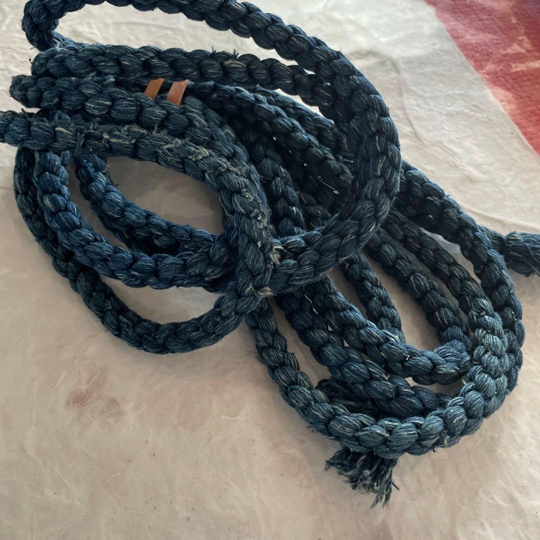 藍染め紐、貴重