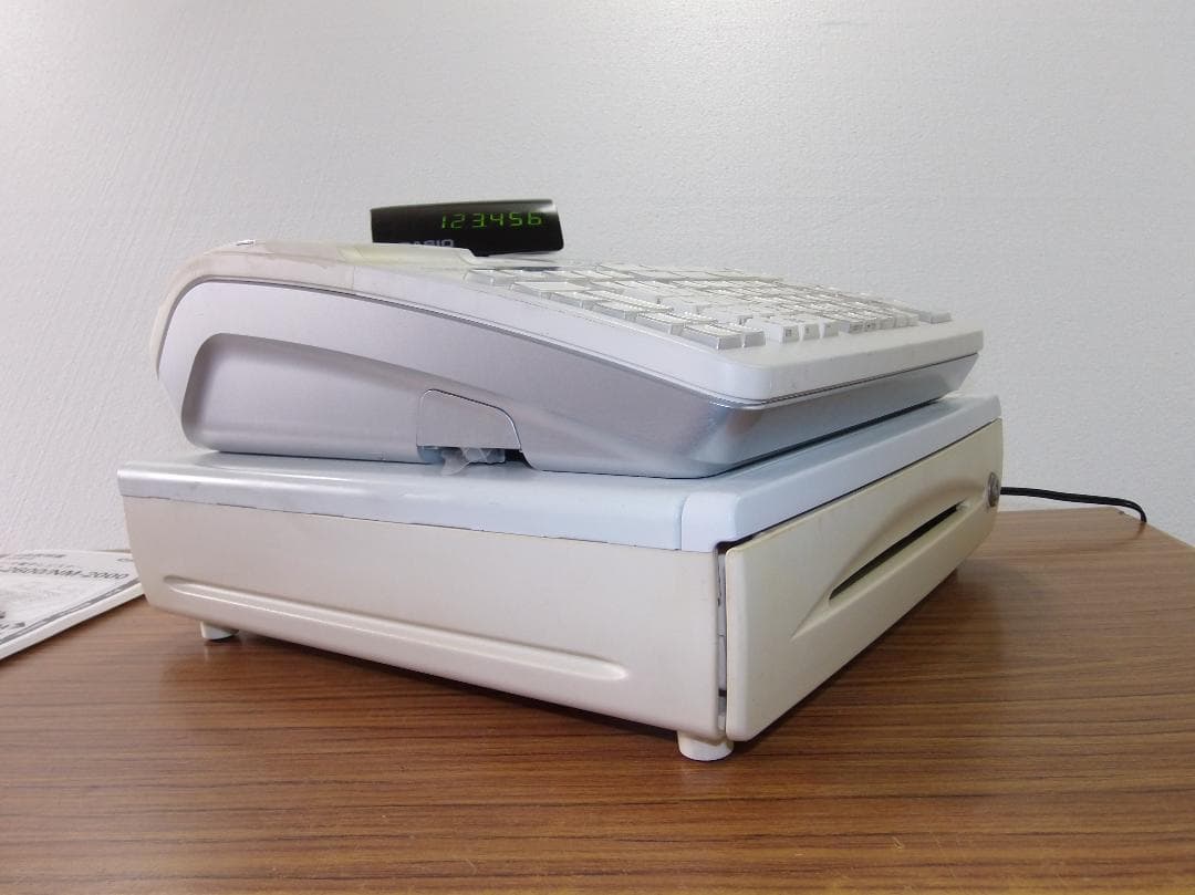 設定無料 CASIO TE-2600-25S インボイス レジスター250806