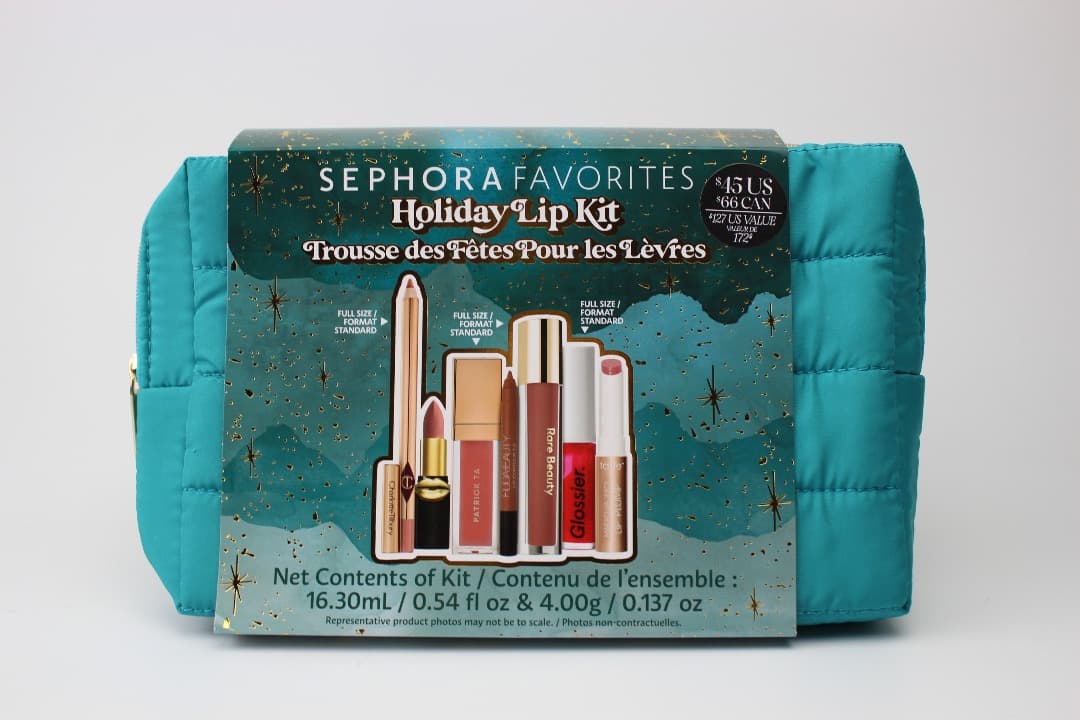 SEPHORA　セフォラ　ホリデーリップキット７点　リップグロス　リップライナー