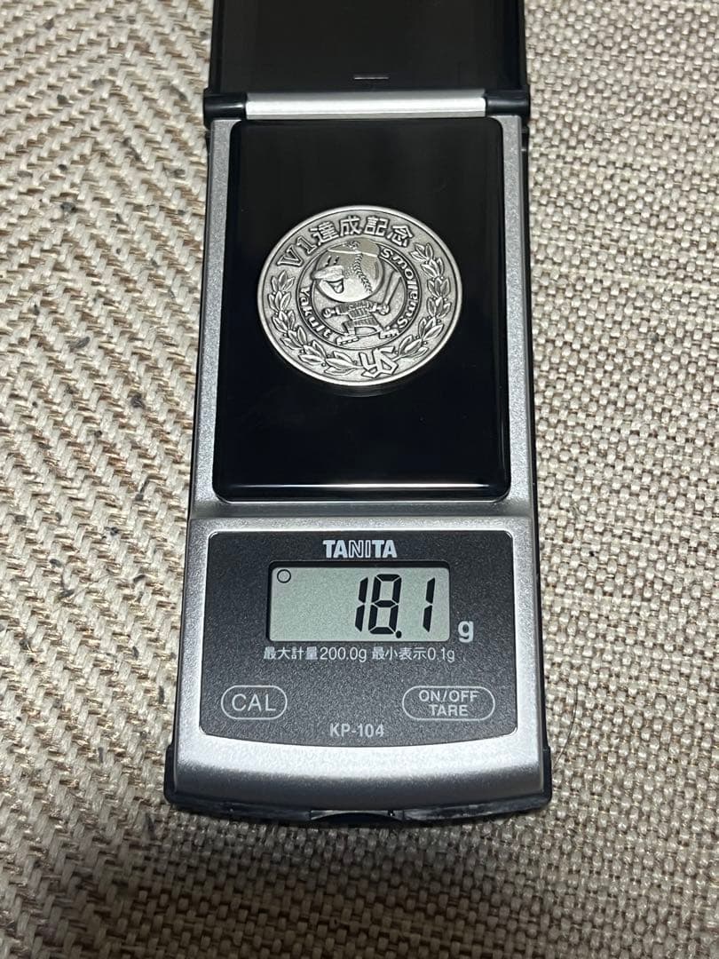 ヤクルトスワローズV1達成記念 メダル 1978年 純銀製