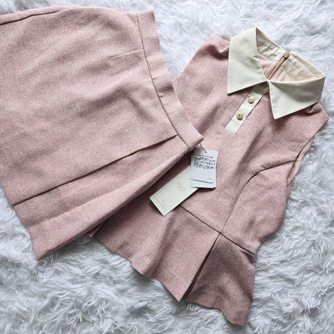 新品未使用 タグ付 eimy golf / エイミーゴルフ　ツイードセットアップ