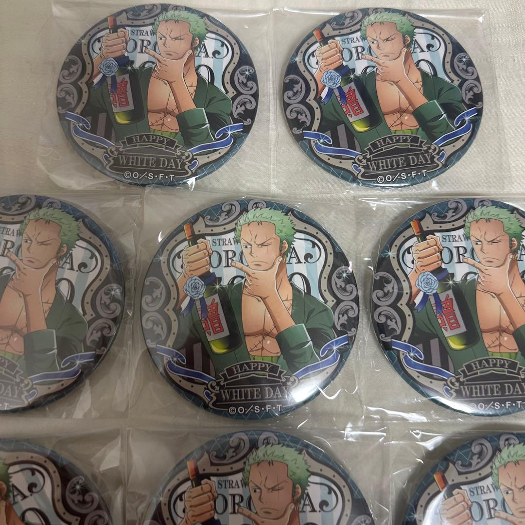 ワンピース ONEPIECE 輩缶バッジ ロロノア・ゾロ ホワイトデー 17点