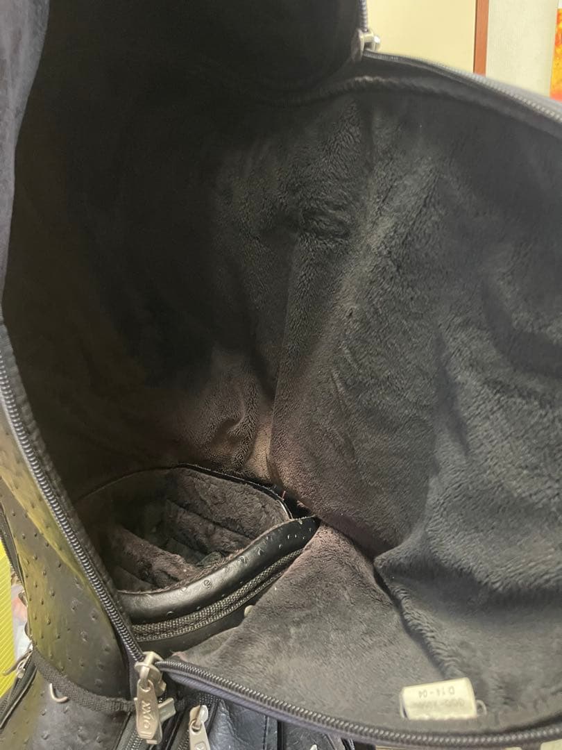 ゼクシオオーストリッチキャディバッグ　ゴルフバック　オーストリッチ　XXIO