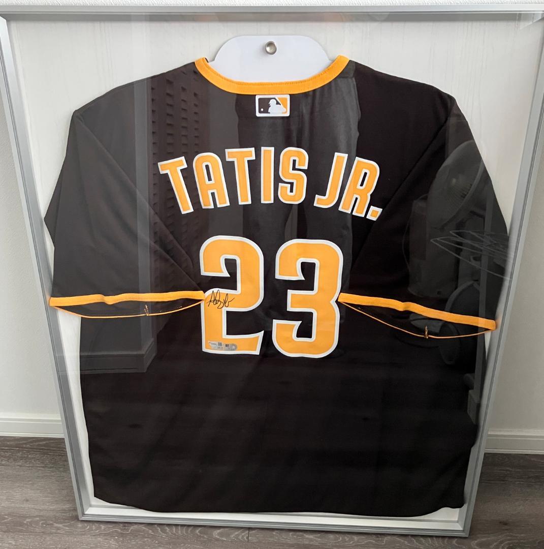 PADRESタティス Jr サイン ユニフォーム Fanatics フレーム付