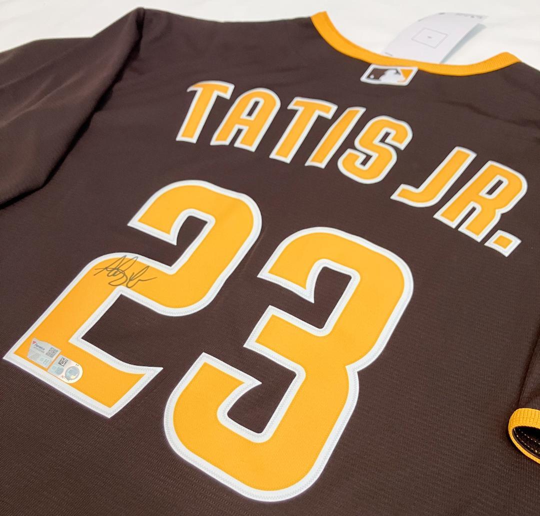 PADRESタティス Jr サイン ユニフォーム Fanatics フレーム付