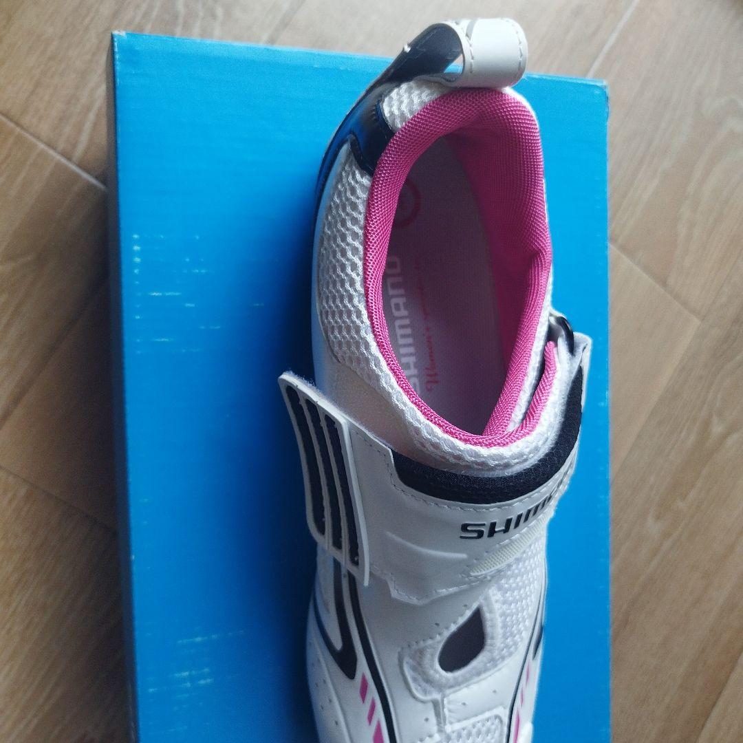Shimano シューズ 39 ホワイト/ピンク