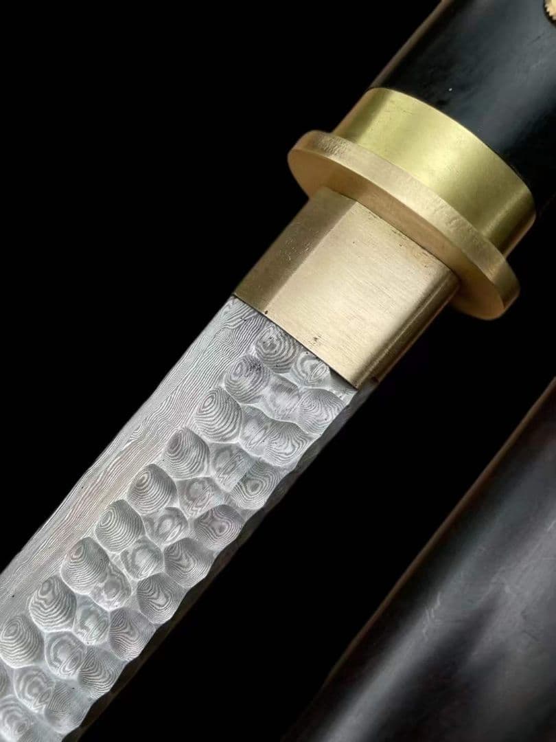 唐刀大馬錘紋20230870 古兵器 武具　刀装具　日本刀　模造刀 居合刀