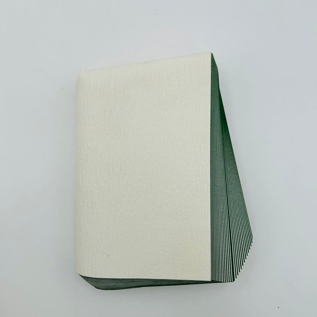 【福井県無形文化財　山崎吉左衛門　御釜敷】茶道具　共箱　越前檀紙　紙釜敷　炭道具