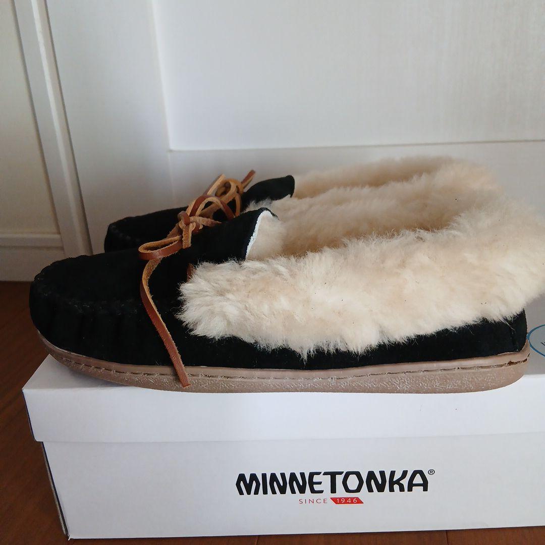 ★週末値下げ★MINNETONKA アルパインシープスキンモック モカシン 本革