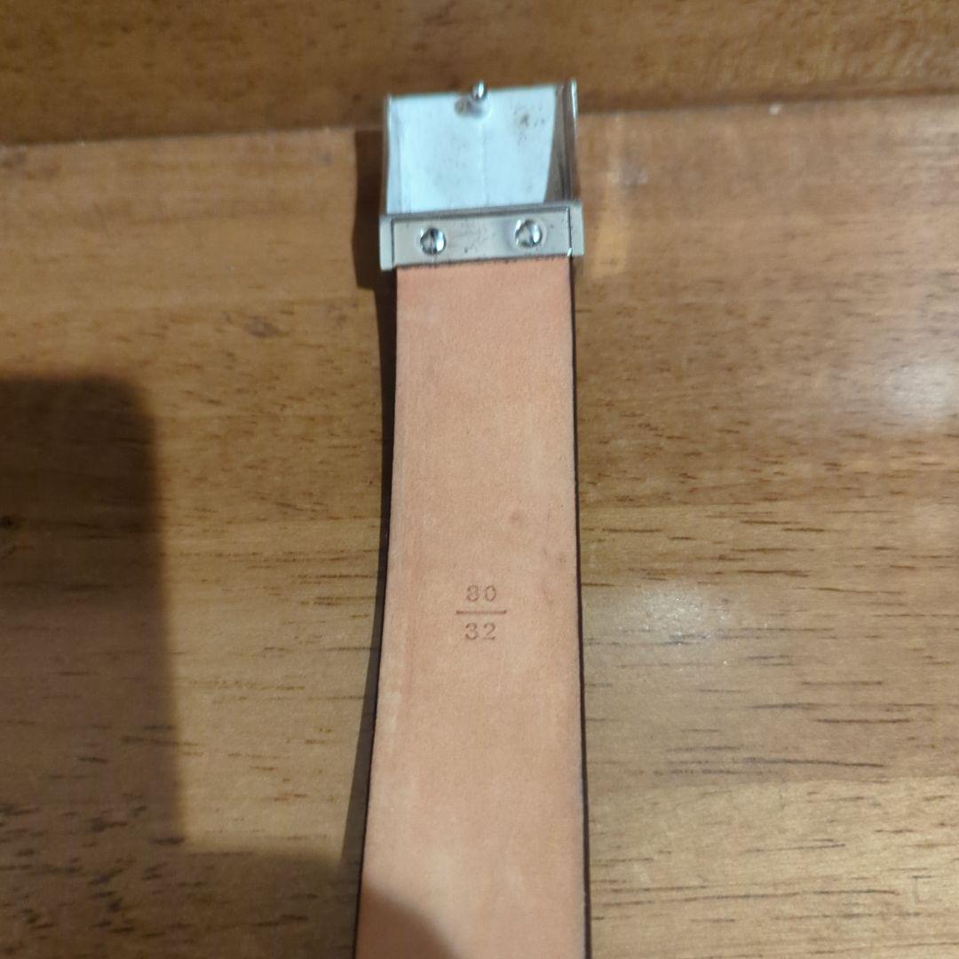 ルイビィトン モノグラム ベルト シルバー 箱 レシート付き