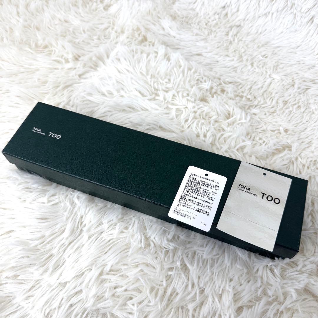 TOGA ARCHIVES TOGA TOO レザーナイロンベルト チェーン