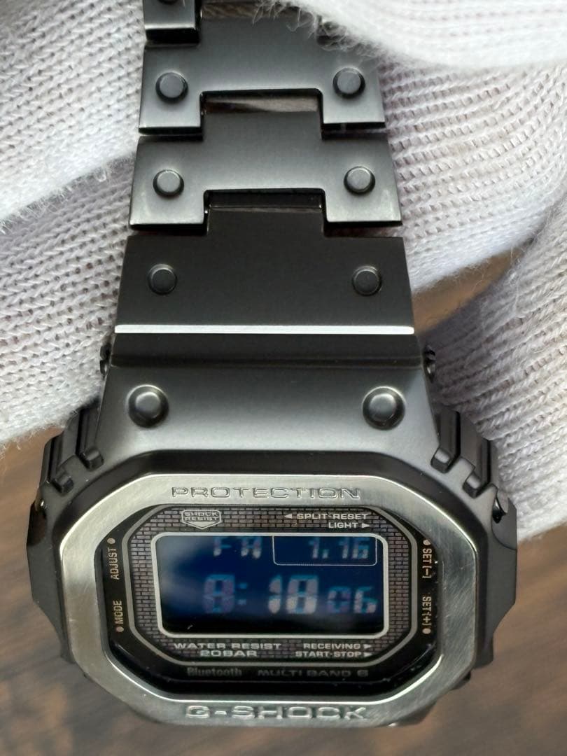 美品　G-SHOCK GMW-B5000MB-1JF ブラック 電波ソーラー